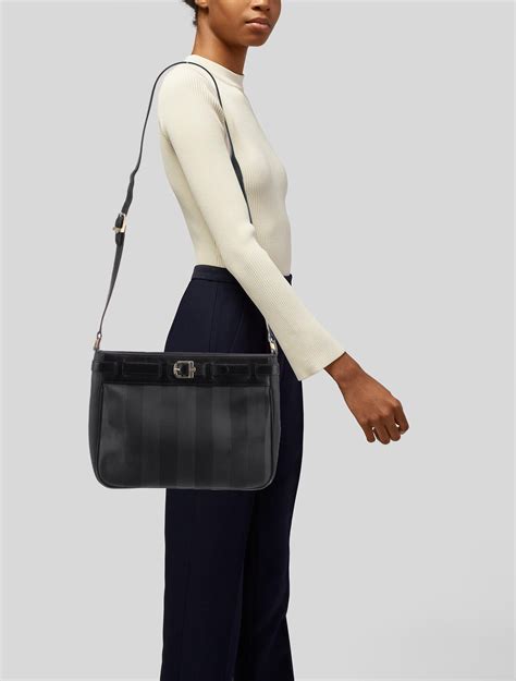 fendi pequin shoulder bag|vintage fendi purses for women.